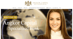 Desktop Screenshot of angkorcapitalbank.com
